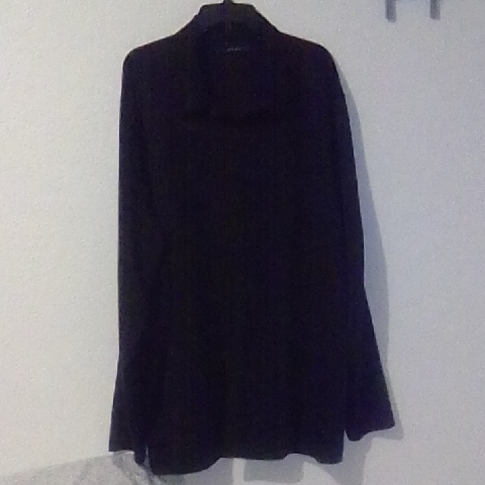 Perry Ellis Black Button Down Shirt